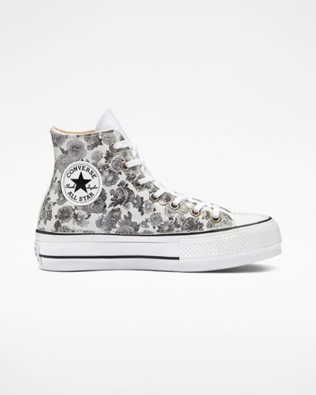 Topanky Na Platforme Converse Chuck Taylor All Star Lift LTD Floral Vysoke Damske Kvetinové | SK MXBZ117